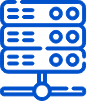 server icon blue text